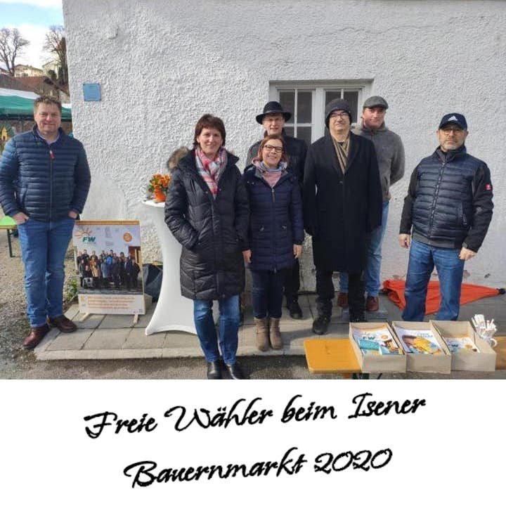 Mehr über den Artikel erfahren Freie Wähler beim Isener Bauernmarkt