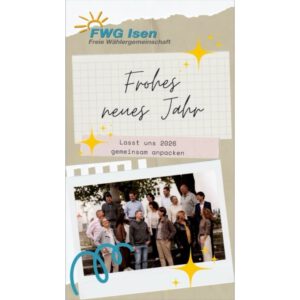 Mehr über den Artikel erfahren Frohes Neues!