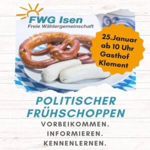 Mehr über den Artikel erfahren Politischer Frühschoppen Kommunalwahlen 2026 – Gasthof Klement