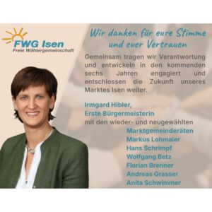 Mehr über den Artikel erfahren Kommunalwahlen 2026 – Wir danken für eure Stimme und euer Vertrauen