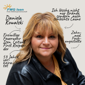 Mehr über den Artikel erfahren Listenplatz 10: Daniela Kowalski