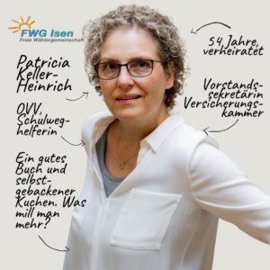 Mehr über den Artikel erfahren Listenplatz 12: Patricia Keller-Heinrich