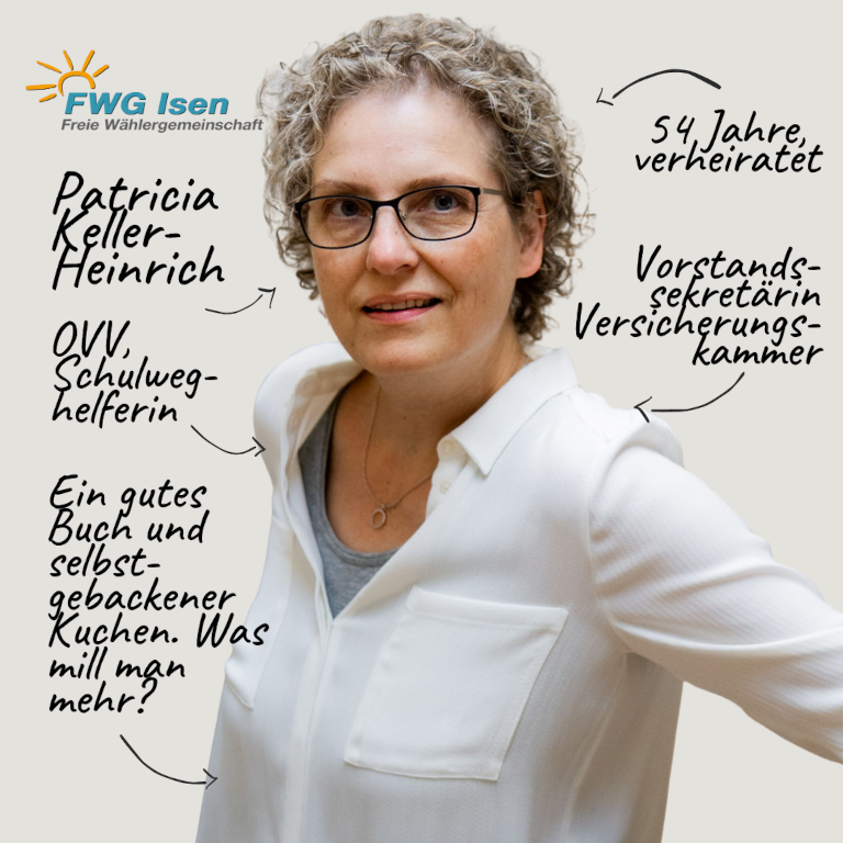 Mehr über den Artikel erfahren Listenplatz 12: Patricia Keller-Heinrich