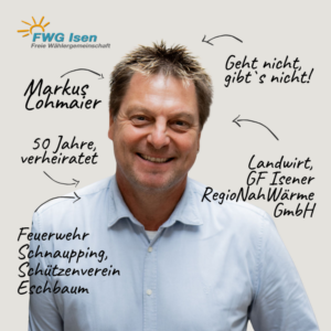 Mehr über den Artikel erfahren Listenplatz 2: Markus Lohmaier