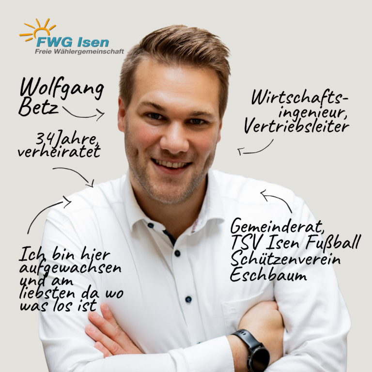 Mehr über den Artikel erfahren Listenplatz 4: Wolfgang Betz