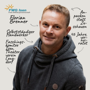 Mehr über den Artikel erfahren Listenplatz 6: Florian Brenner