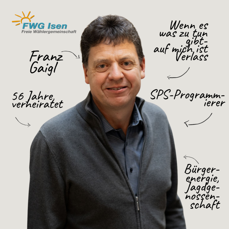 Mehr über den Artikel erfahren Listenplatz 8: Franz Gaigl